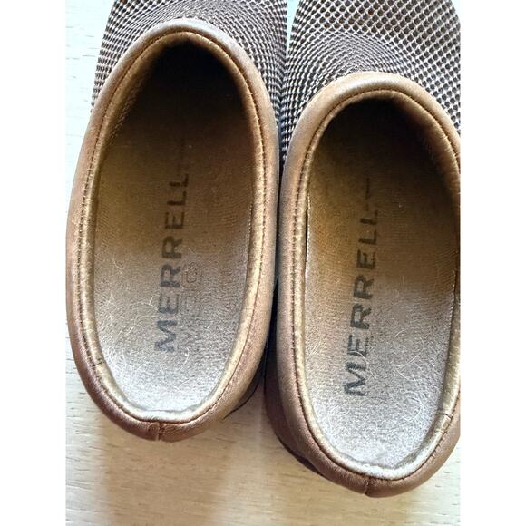 Merrell Encore Breeze Mocha slides brown lightweight sz 6 slip on clog hiking - Picture 6 of 6